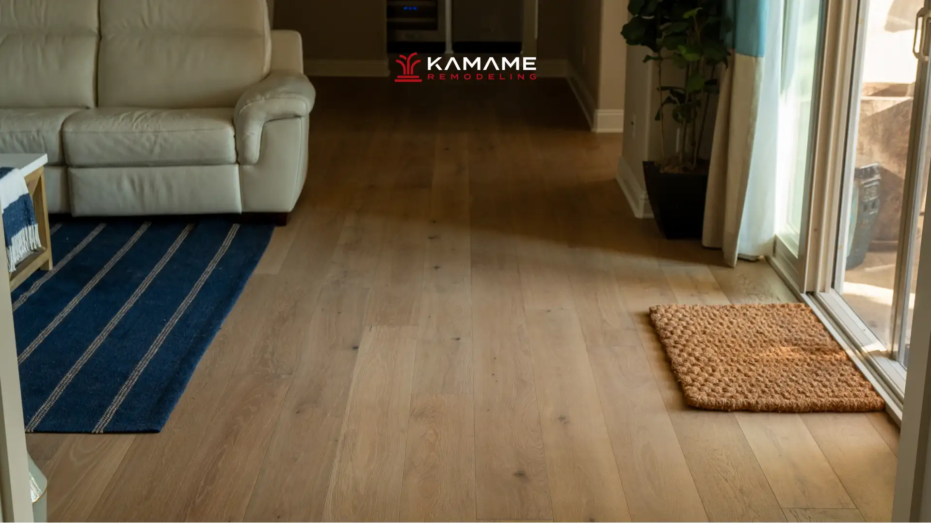 Hardwood and LVP flooring installation in Orange County home by Kamame Remodeling